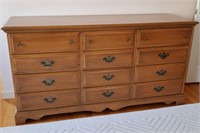 12-Drawer Maple Dresser