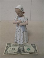 Vintage Bing & Grondahl B&G 1721 Girl w/ Doll