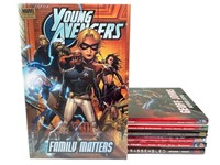 7 Marvel Hard Cover Avengers Books