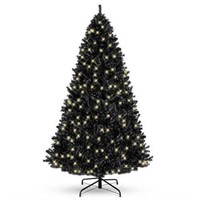 Best Choice Products 4.5ft Pre-Lit Black Tree