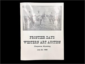 1988 CFD Frontier Days Western Art Auction Catalog