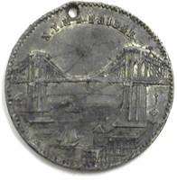 1883 Token New York Brooklyn Bridge