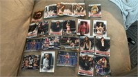 WWE card lot with lots of womenâ€™s wrestling card