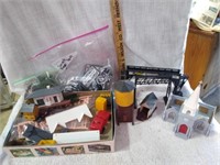 Box Lot of HO Scale Scenery/Plasticville USA