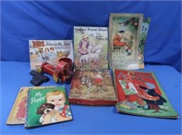 Vintage Fisher Price Pull Toy Dog,Children's Books