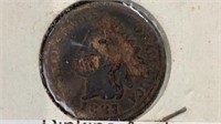 1887 Indian head penny coin