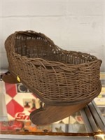 Wicker Doll Cradle