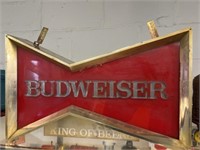 Budweiser Lighted Brewery Sign