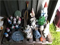 Many Gnome Lawn Ornaments