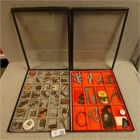 Early Keys, Dice, Buttons, Etc in Cases