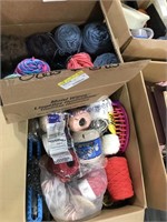 2 boxes yarn