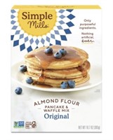 LOT OF 6 Simple Mills Almond Flour Pancake Mix 10.