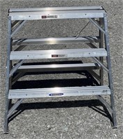 (ZZ) Werner 3-Step Aluminium Trestle Ladder (3