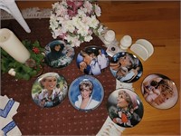 Princess Diana plates and misc