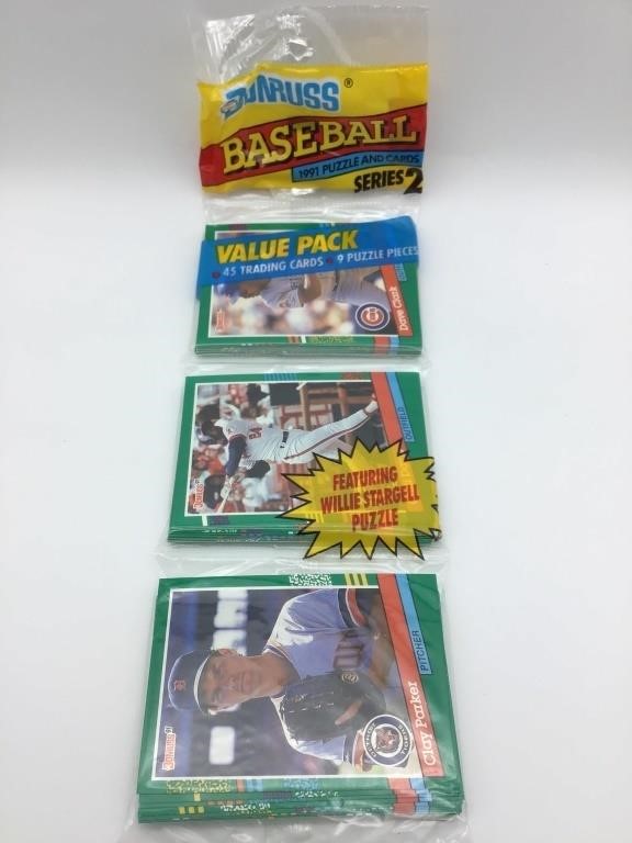 1991 Donruss Baseball Puzzle and Cards
