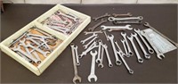 Large Lot of Assorted Wrenches. Various Makers &