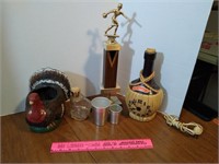 Turkey Vase Clock Trophy & More