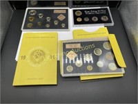 FOUR RUSSIAN COIN SETS