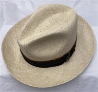 Goorin Bros Straw Hat, Hand Made In Equador
