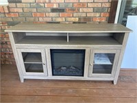 Belleze 60” TV Stand with Fireplace
