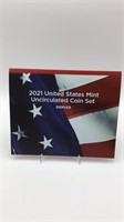 2021 U.S. Mint Uncirculated Coin Set DENVER