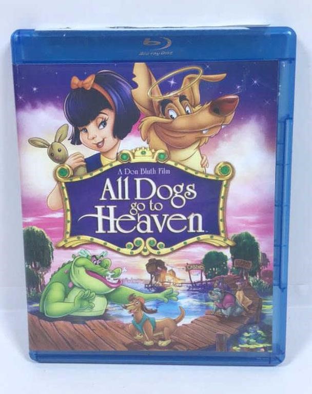 New Open Box All Dogs Go Heaven Blu-Ray Disc