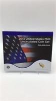 2013 U.S. Mint Uncirculated Coin Set PHILADELPHIA