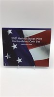 2021 U.S. Mint Uncirculated Coin Set PHILADELPHIA