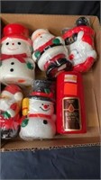 Group of Christmas candles