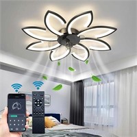 35'' Bladeless Ceiling Fan With Lights Remote