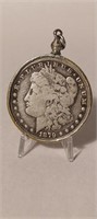 1879s Morgan Silver Dollar Pendant