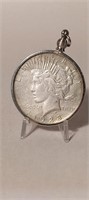 1923s Peace Silver Dollar Pendant