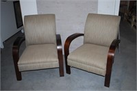 PAIR OF BENTWOOD ARM CHAIRS