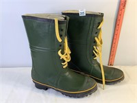 Insulated Explorers Rubber Boots Sz 9