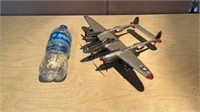 Model WWII US Lockheed P38 Lightning Fighter