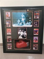 Muhammad Ali Shadow Box with Autographed Glove