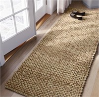 2'4"x7' Annandale Solid Runner Rug Natural