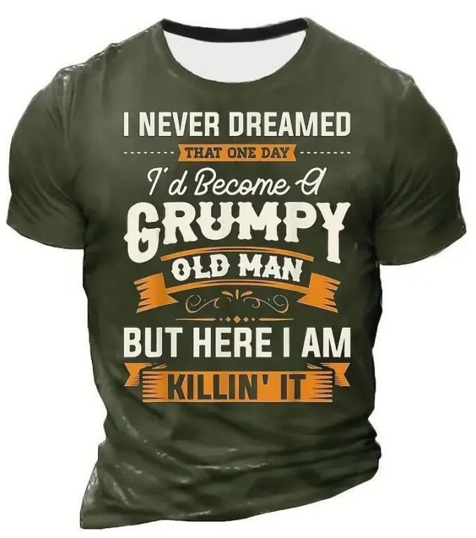Grumpy old man t-shirt 2XL