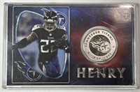 Derrick Henry 39mm Silver Plated Coin /5000!