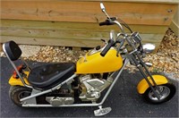 Mini Chopper Yellow Motorcycle