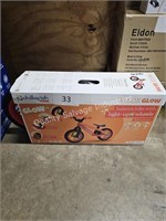 balance bike with lighted wheels