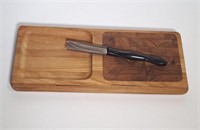 Cutco Knife, Wood Cheese Board