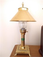 Orient Express brass lamp