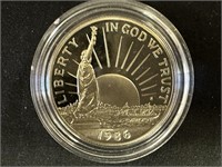1986 U.S. Copper Silver Clad Half Dollar