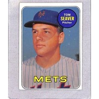 1969 Topps Tom Seaver Crease Free