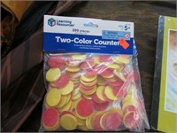 3 PK -- 200 CT TWO COLOR COUNTERS