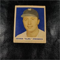 Vintage George Stirnweiss Baseball Card (Damage)
