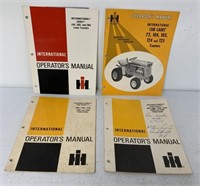 4 IH Cub Cadet Operators manuals,182,72,800
