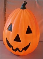 Lighted pumpkin