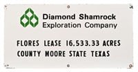Diamond Shamrock SS Porcelain Sign